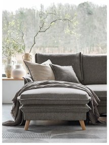 Szürke kinyitható sarokkanapé (bal oldali) Charming Charlie – Miuform