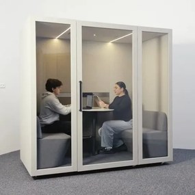 INBOX akusztikai irodai fülke 4 személyes, 2100 × 2200 × 1220 mm
