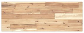 2 db kezeletlen tömör akácfa függőpolc 100 x 30 x 2 cm