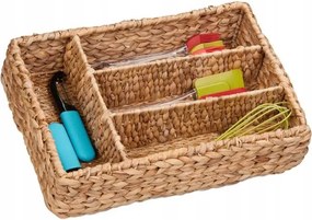 Evőeszköz tároló/rendszerező 4 rekesszel, fiók rendszerező rendszer