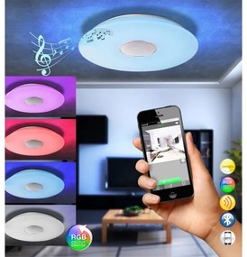 GLOBO 41329N - RGBW Dimmelhető mennyezeti lámpa NICOLE LED/50W/230V + távirányító