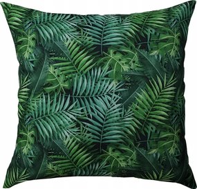 Díszpárnahúz 40x40 zöld pálmafák