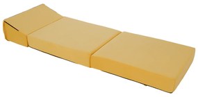 Összecsukható szék/matrac PELOS, sárga