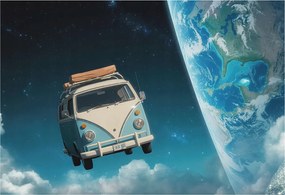 Dekoratív fotótapéta falra Könnyű összeszerelés Utazás kozmosz 152x104 Ragasztó