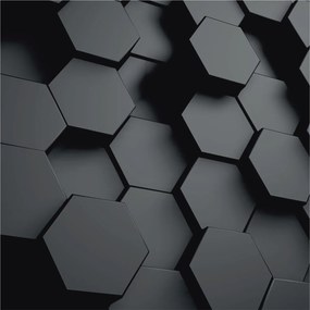 Divatos Flizelin Tapéta Ragasztóval Fali 3D Hatszögek 3D 250x250 Ragasztó