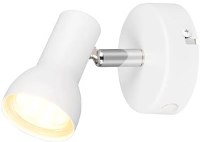Fehér spotlámpa ø 8 cm Cantar – Trio