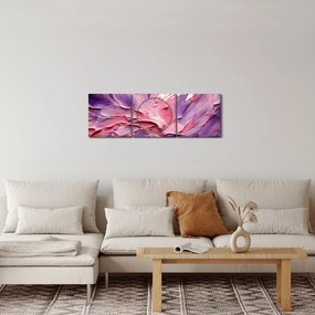 Kép - Romantikus absztrakció (órával) (90x30 cm)