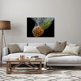Ananász a vízben képe (70x50 cm)