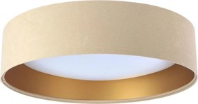 GALAXY mennyezeti LED lámpa, 24W/230V, bézs/arany