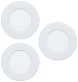Eglo 99135 - SZETT 3x LED beépíthető lámpatest FUEVA 5 1xLED/2,7W/230V