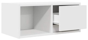 fehér szerelt fa TV-szekrény 60x31x25,5 cm