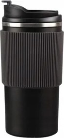 Vacuum Cup Termosz Bögre Coffe 450ml rozsdamentes acél fekete