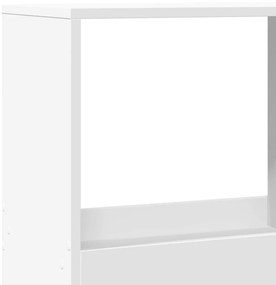 fehér szerelt fa könyvespolc 100 x 33 x 175 cm