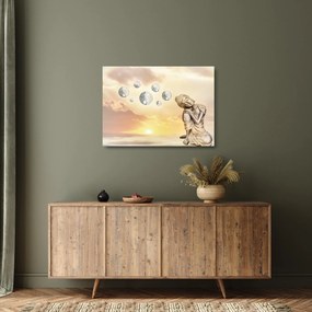Kép - Meditációs idő (üvegen) (70x50 cm)