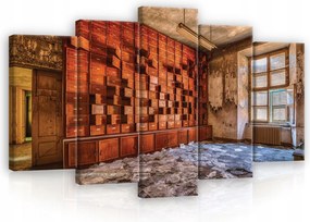 Vászonkép 100x60 Elhagyatott hely romok bomlás régi történelem nosztalgia urbex