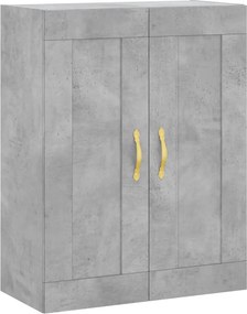 vidaXL betonszürke szerelt fa fali szekrény 69,5 x 34 x 90 cm