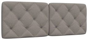 tópszínű szövet fejtámla párna 120 cm