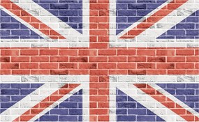 Fotótapéta Tégla fal zászló Nagy-Britannia Union Jack 350x250 +ragasztó