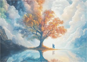 Kép – Az élet és szerelem fája (70x50 cm)