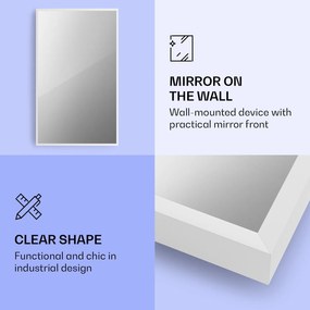 Klarstein La Palma 1000 smart, infravörös hősugárzó 2 az 1-ben, 120 x 60 cm, 1000 W, tükör elülső rész