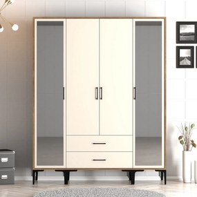 Ruhásszekrény Kiara RTR (dió + krém). 1088538