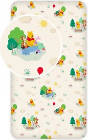Disney Micimackó Play gumis lepedő 90x200 cm