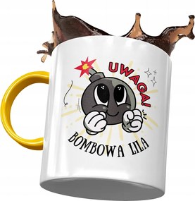 Sárga Bögre Lili Barátnő Feleség Ajándék Nyomtatott Fotóval