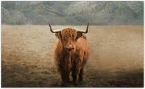 Fotótapéta flizelina 520x318 Skót tehén szarvasmarha
