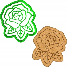 Húsvéti Forma Húsvéti Kivágó Valentin Nap Virág Rózsa 8cm