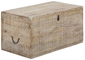 Natúr színű mangófa tárolóláda 45x50 cm Malati – Støraa