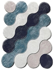 Circle Fürdőszoba szőnyeg szett (2 darab) Multicolor