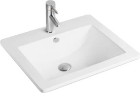 Mexen Lora 53 x 46 cm, fehér, pultba süllyesztett mosdókagyló - 25365300