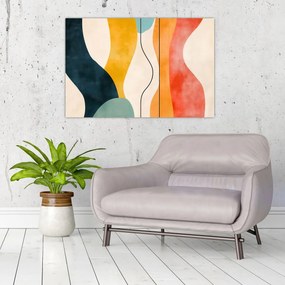 Kép - Minimalista színes illusztráció II. (90x60 cm)