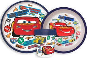 Disney Verdák Stickers Go csúszásmentes étkészlet, micro műanyag szett