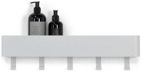 Fehér fali acél fürdőszobai polc Multi – Spinder Design