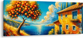 Kép - Ház narancsokkal II. (120x50 cm)