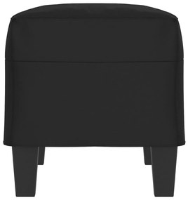 fekete mikroszálas szövet pad 70 x 35 x 41 cm