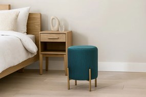 Négyzet alakú puff lábakon 35 x 35 x 40 cm