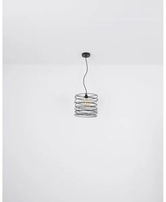 Globo 15640H - TILLY kábelen függesztett függőlámpa 1xE27/60W/230V fekete