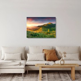 Üveg kép - Nyári táj (70x50 cm)