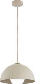 Brilagi - Kábeles függeszték COSMO 1xE27/60W/230V Ø 30 cm bézs/arany