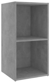 4 db betonszürke szerelt fa TV-szekrény 72 x 35 x 36,5 cm