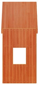 viaszbarna tömör fenyőfa gyerekágytető 60 x 99 x 139,5 cm