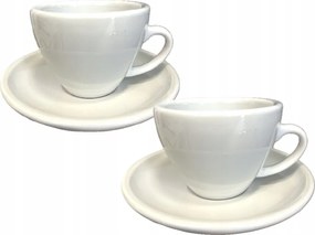 Porcelán csészealj szett 4 részes, 250 ml