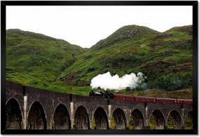 Poszterek keretben 60x40 Gőzmozdony híd