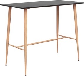 vidaXL fekete bárasztal 120 x 60 x 105 cm