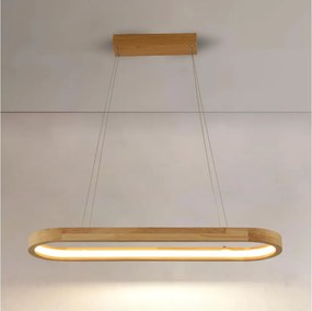 Brilagi - LED csillár kábellel UMEA WOOD LED/30W/230V 70x20 cm fa