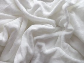 SOFT fehér mikroplüss lepedő 180x200 cm