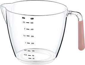 Konyhai mérőkancsó 0,5L púderes, beosztással, műanyag tartály