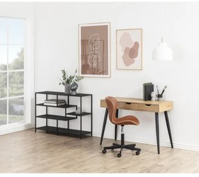 Íróasztal fiókokkal, ADIS, tölgy